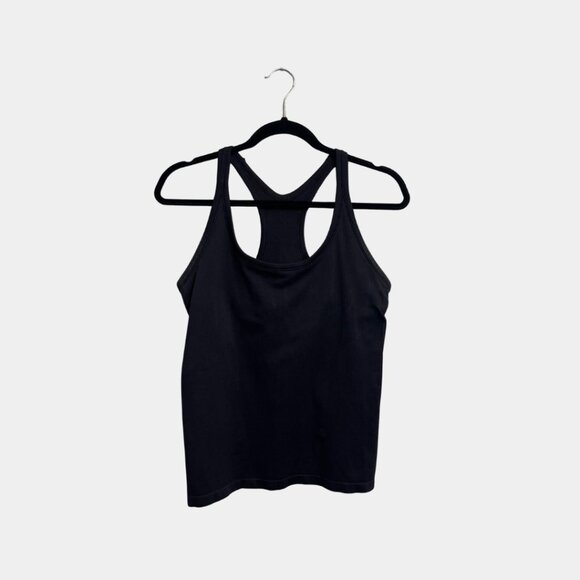 DSG Black Workout Tank with Built-In Bra – Size Large - Picture 1 of 2